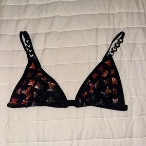LV Neon Mahina Monogram Bikini Top